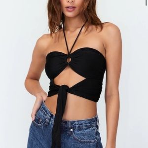 Loriella Ring Detail Crop Top